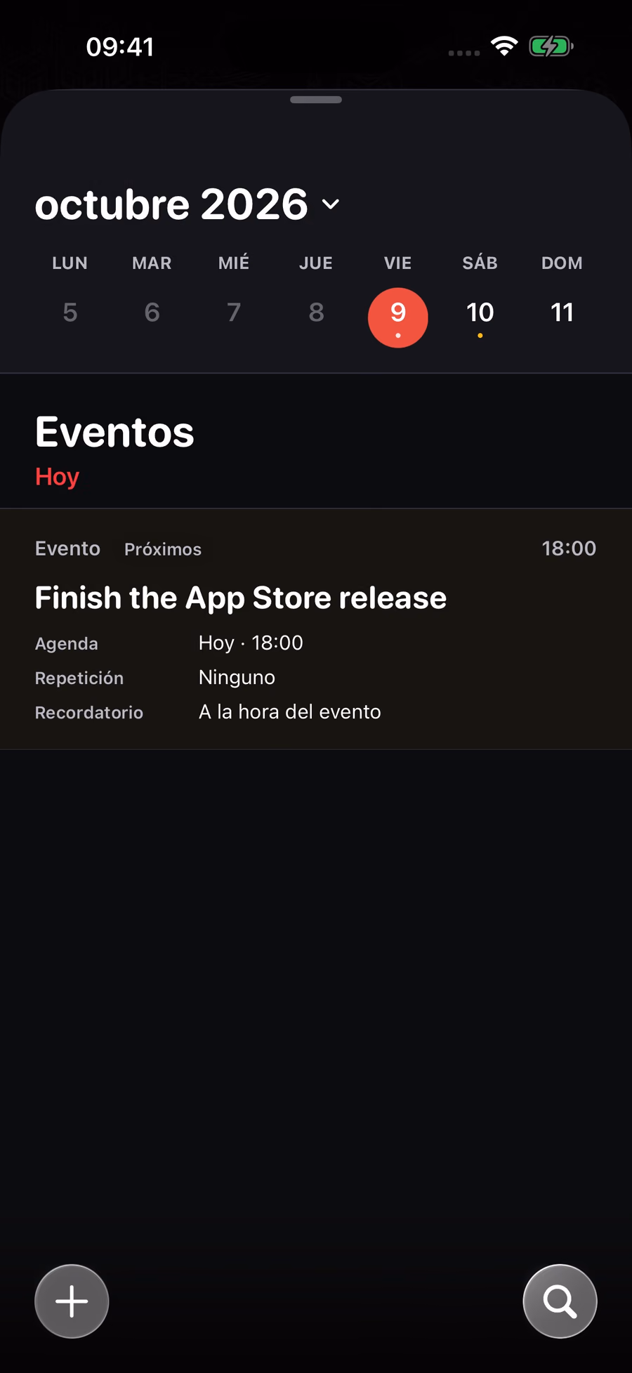 Narratives events and reminders